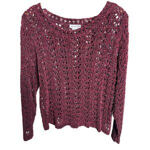 Zero II Sixty Sweater OS Open Knit Boxy Y2K Boho Cute Goth Oversized